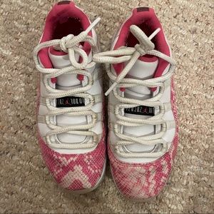 Jordan 11 Pink Snakeskin 